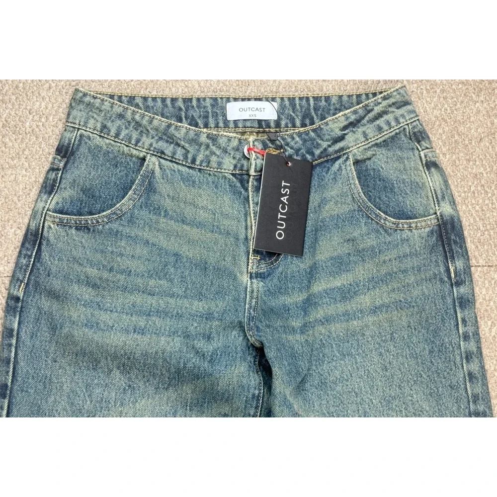 Outcast Women's Perri Pant Vintage Denim Jeans Size XXS‎